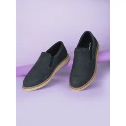 Hush Puppies Men Suede Slip-On Sneakers