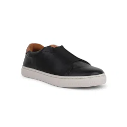 Hush Puppies Women Stylish and Comfortable Casual Slip-On Black Sneakers