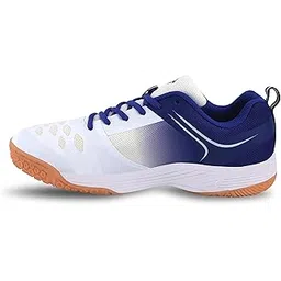 HY-Court 2.1 Badminton Shoes for Men | Ultimate Footwear for Court Mastery | Padel Shoes | Pickleball Shoes | Non-Marking Court Shoes | Unleash Your Full Court Potential | (Navy Blue/Red/Yellow/Black)