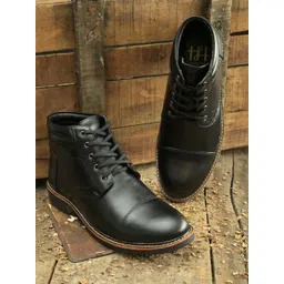 Hydes N Hues Men Round Toe Regular Boots