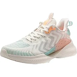 Hydrogen Wind Technology 4.0 Outsole, Textile Synthetic Leather Upper, Flexible RB Sole, Lace up, TPU Heel for ProtectionRunning Shoes for Women