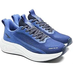Hypercushion-06 Men’s Running Shoes with Engineered Mesh Upper, EVA Bouncy Midsole & TPR Grip Outsole | Breathable, Lightweight & MS Dhoni’s Fav Pick