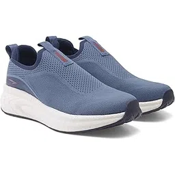 Hypercushion Walk-02 Men’s Walking Shoes | Slip-On Knit Walking Shoes with E-TPU Energy Return Sole, Memory Foam Arch Support, Breathable Upper & Grip Outsole, Gym & Travel
