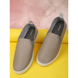ICONICS Women Perforations Slip-On Sneakers