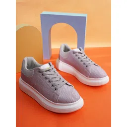 ICONICS Women Textured Sneakers