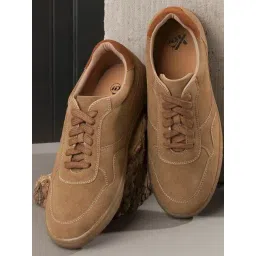 ID Men's Beige Casual Sneakers
