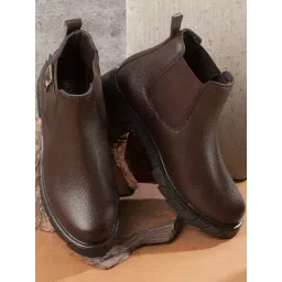 ID Men's Brown Chelsea Boots