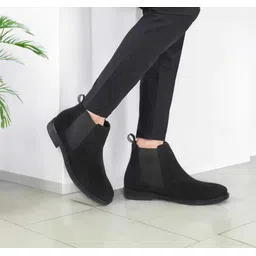 IKRASHOES Casual Comfortable Stylish Chelsea Boot for Men Boots For Men