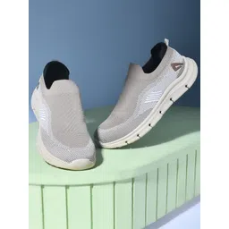 IMPAKTO Men Textile Slip On Walking Shoes