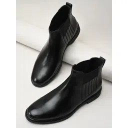Imperio by Regal Men's Black Chelsea Boots