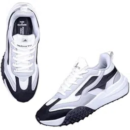 Impkato Para X Golf Sport Shoes for Men | Lightweight & Breathable Upper |Non-Marking Rubber Sole for All Terrain | Arch Support Cushioned Insole | Ideal for Running, Golf, Sports & Outdoor Activities