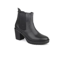Inc 5 Women Casual Block-Heeled Chelsea Boots