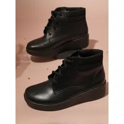 Inc 5 Women Lace Up Regular Boots