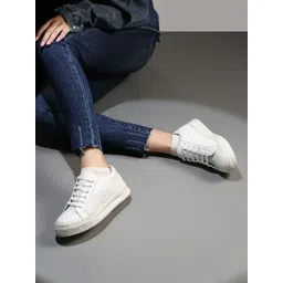 Inc 5 Women Round Toe Lace-Ups Sneakers