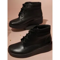 Inc.5 Women's Black Derby Boots