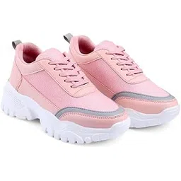 INDA Fashion Women's Casual Mesh Printed Lace-Ups Shoes