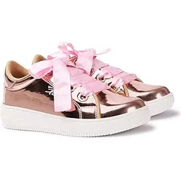 Introducing Metallic Finish Casual Sneakers Shoes for Girls/Ladies/Womens/Females