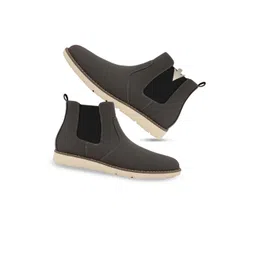 INVICTUS Men Synthetic Leather Mid-Top Casual Chelsea Boots