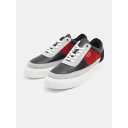 Jack & Jones Men Colourblocked Leather Comfort Insole Sneakers