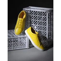 Jack & Jones Men Printed Leather Sneakers