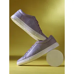 Jack & Jones Men Round Toe Leather Sneakers