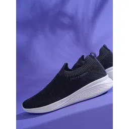 Jack & Jones Men Textured Memory Foam Slip-On Sneakers