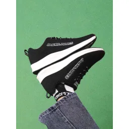 Jack & Jones Men's Jet Black Casual Sneakers