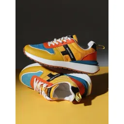 Jack & Jones Men's METAVERSE Amber Yellow Running Shoes