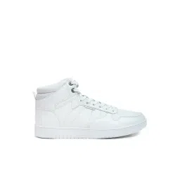 Jack & Jones Men's White Ankle High Sneakers