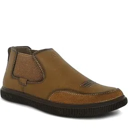Jaripeo JORG Premium Vegan Synthetic Brown Casual Shoes for Mens