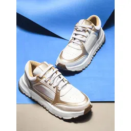 JM Looks Women Lace-Ups Casual Sneakers