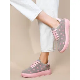 JM Looks Women Printed Sneakers