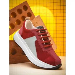 JM Looks Women Trendy Sneakers With Cushioned Sole and Stylish Lace Design