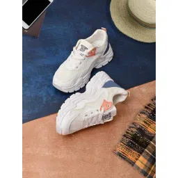 Jove Women's White Casual Sneakers