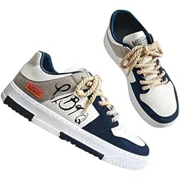 Joy Club - Men’s Stylish Casual Sneakers for Everyday Wear – Lightweight, Comfortable Lace‑Up Shoes for Walking, College, and Travel Casual Sneakers