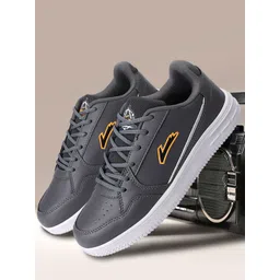 JQR Men PU Round Toe Sneakers Casual Shoes