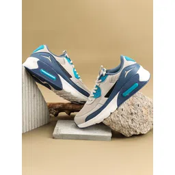 JQR Men RUMBA Grey Running Non-Marking Shoes