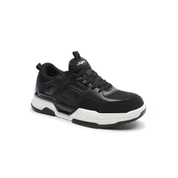 JQR Mens Black Sneakers