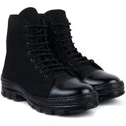 JUNGLE BOOTS BLACK/OZEE COLOUR FOR MEN