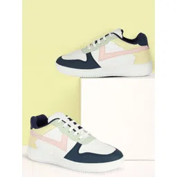 K Footlance Men Colourblocked Lace Ups Sneakers