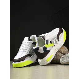 K Footlance Men Colourblocked Lace-Ups Sneakers