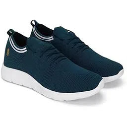 K1217G Stylish Walking Shoes for Men | Comfortable Soft Cushioned Insole, Ankle Elastic for Easy Wear, Breathable Upper Material, Easily Washable Sports Shoes | Ideal for Everyday Use