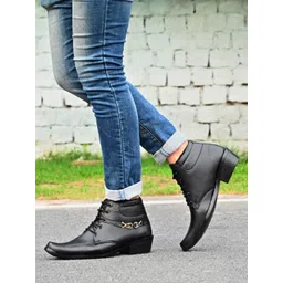 KARADDI Black Confortable & Lightweight Boots