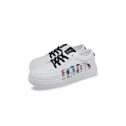 keekz Women Printed PU Sneakers