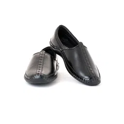 Khadims Men Black Slip-On Sneakers