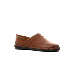 Khadims Men Brown Slip-On Sneakers