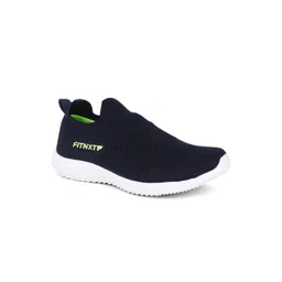Khadims Men Navy Blue Textile Running Non-Marking Shoes