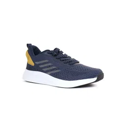 Khadims Men Navy Blue Textile Running Shoes