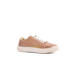 Khadims Women Beige Colourblocked Sneakers