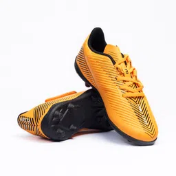 Kids' Artificial Pitch Rip-Tab Football Boots 160 - Orange/Black